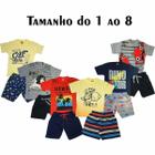 Kit Com 10 Conjunto Roupa Infantil Menino Masculino Atacado Lote Festa Revenda