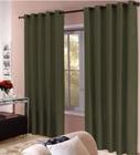 Kit com 10 cortinas Barcelona 3x2,5 para sala Admirare