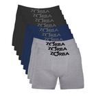 Kit com 10 Cuecas Zorba Boxer Algodão Sem Costura 781