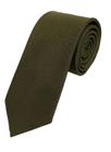 Kit com 10 gravata verde militar tecido oxford slim casamento congresso eventos