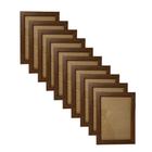 Kit Com 10 Molduras A4 21x30 Certificado Diploma C/Acetato