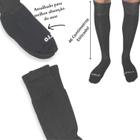 Kit Com 10 Pares de Meião De Futebol Liso Adulto Em Algodão Atoalhado