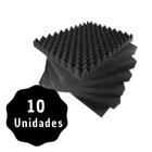 Kit com 10 placas acústicas para minimizar barulhos externos