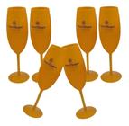 Kit Com 10 Taças Veuve Clicquot Champanhe Espumante Vinho