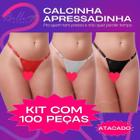 Kit com 100 Calcinhas Abertas Apressadinha R1034 Atacado Revenda Bella e Ousada