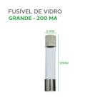 Kit com 100 Fusíveis de Vidro 6x30mm 250mA - Proteção para Seus Dispositivos - GREEN