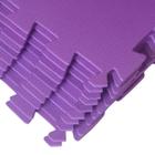 Kit Com 10Und Tatame Evamax Com Encaixe 50X50 10Mm Cor:Lilas