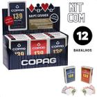 Kit com 12 Jogo Baralhos Profissional Copag 139 Original