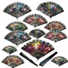 Kit Com 12 Leques Casamento Lembrancinha Estampa Diversas