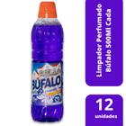 Kit Com 12 Limpadores Perfumados Búfalo Lavanda 500ML Cada