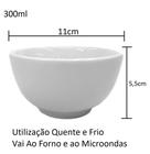 Kit com 12 Tigelas Cumbuca Porcelana Branca 300ml Sopas - Like Kitchen