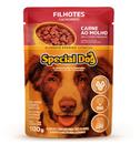 Kit com 12 Unidades Ração Úmida Special Dog para Cães Filhotes Sabor CARNE - 100g cada