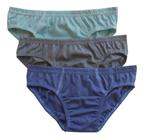 Kit Com 15 Cueca Slip Infantil Algodão Sortida SIS