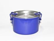 Kit com 15 mini marmita em aluminio colorida