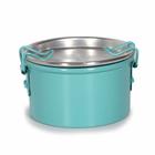 Kit com 15 mini marmita em aluminio colorida