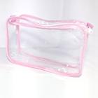 Kit com 15 Necessaries Transparente ROSA 23X15