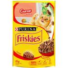 Kit com 15 unidades - Ração úmida Friskies adultos carne ao molho sachê 85g