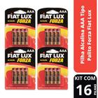 Kit com 16 Pilhas Alcalina AAA Palito Forza Fiat Lux