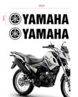 Kit com 2 Adesivos Yamaha Bandeja 25 x 5cm moto - Imprimax