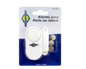 KIT COM 2 Alarme Sonoro para Portas e Janela Sem Fios + 3 Baterias (Brasfort)