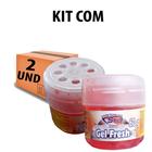 Kit Com 2 Aromatizante Gel Cheirinho De Carro 60g