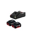 Kit Com 2 Baterias Gba 18v e Carregador 18v-40 Bivolt Bosch