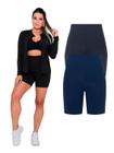 Kit Com 2 Bermuda Short Legging Academia Fitness Feminina