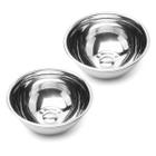 Kit com 2 Bowl de Inox Profissional de 26 cm Polido Tigela - Like Kitchen