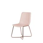 Kit com 2 Cadeiras Scott - PU Blush c/ Cobre