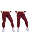 Kit com 2 Calça de moletom feminina LISO Jogger