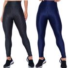 Kit Com 2 Calças Legging Cirre 3D Academia Feminina