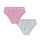 Kit com 2 Calcinhas Infantil Sem Costura Kyly em Microfibra