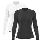 Kit com 2 Camisetas UV Femininas Dry Proteção Solar UV50 Slim