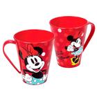 Kit com 2 Canecas da Minnie com Alça Plasútil 360ml Infantil