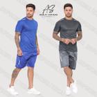 Kit com 2 conjunto masculino esporte academia