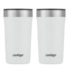 Kit com 2 Copos Térmicos Street Branco Contigo 473ml