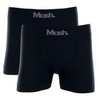 Kit com 2 Cuecas Boxer Mash 711.01 Preto/Preto