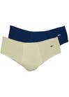Kit com 2 Cuecas Slip Zorba com Abertura 172 Colorido