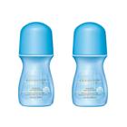 Kit com 2 Desodorante Roll-On Giovanna Baby Blue Agentes Hidratantes 24h 50ml