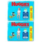 Kit com 2 - Fralda Huggies Tripla Protecao Hiper Xxg 66 Unidades