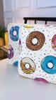 Kit com 2 Fronhas em Malha 100% Algodão Donuts Colors Off Gold Home