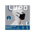 Kit com 2 Máscaras PRETA - LUPO Original