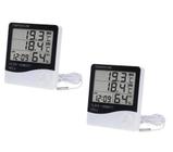 Kit com 2 Medidor de umidade e temperatura digital -- Termohigrômetro -- EXBOM