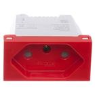 Kit com 2 modulos tomada 2p+t 10a vm s70202134 vermelho Orion Scheneider