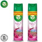 Kit com 2 odorizador bom ar aroma jardim peônia econ 360ml