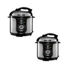 Kit Com 2 Panelas de Pressão Elétrica Elgin Ppr1001 4l - 127v