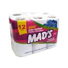 Kit com 2 Papel Higiênico Mad's Suave 12 Rolos