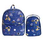 Kit Com 2 Peças Mochila e Frasqueira Térmica Astronauta