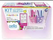 Kit Com 2 Porta Objetos Full Color Organizador Dello