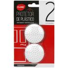 Kit Com 2 Protetor De Porta Maçaneta Anti Impacto Parede